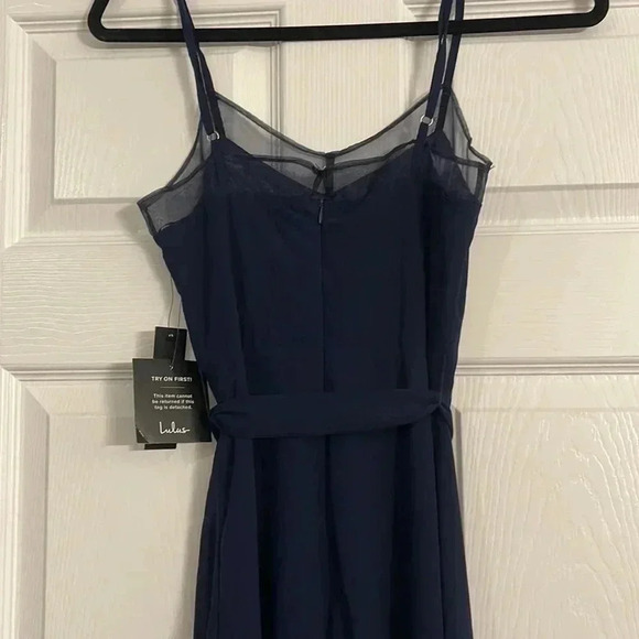 NWT‎ Lulus Maxi Navy Dress - Picture 6 of 9